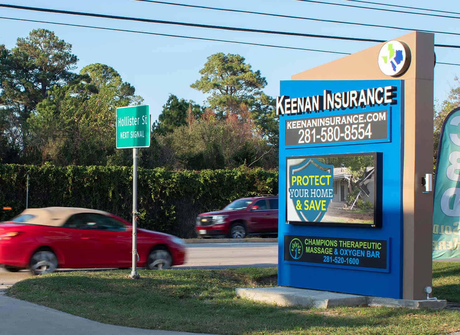 Keenan Insurance LED Partners Digital Displays Keenan Insurance LED Partners Digital Displays