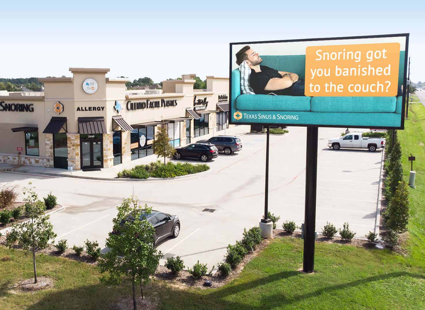Texas Sinus and Snoring LED Partners Digital Displays