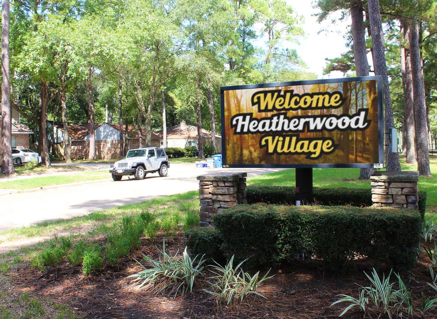Heatherwood HOA LED Partners Digital Displays
